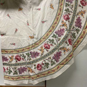 Vintage, round tablecloth